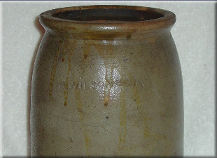 Example of a Wilson Pottery Jar