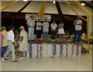 Members of the Wilson family at a reunion